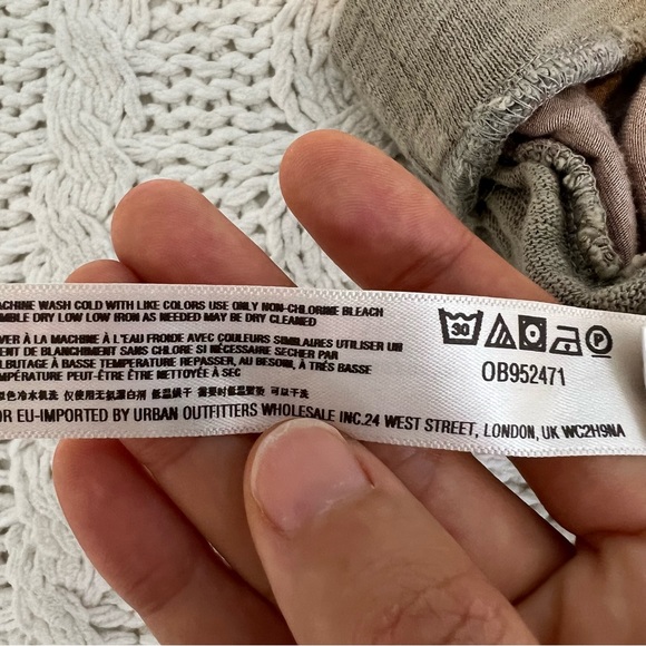 Free People Beach Culver City Pleated Sweatpants Joggers Taupe Green Gray Size S - Picture 8 of 13